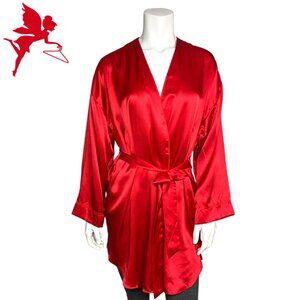VINTAGE Victoria's Secret Gold Label 100% Silk Robe